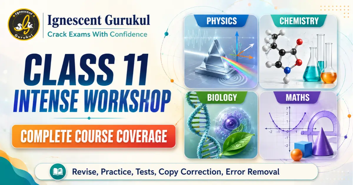 Class 11 Intense Course